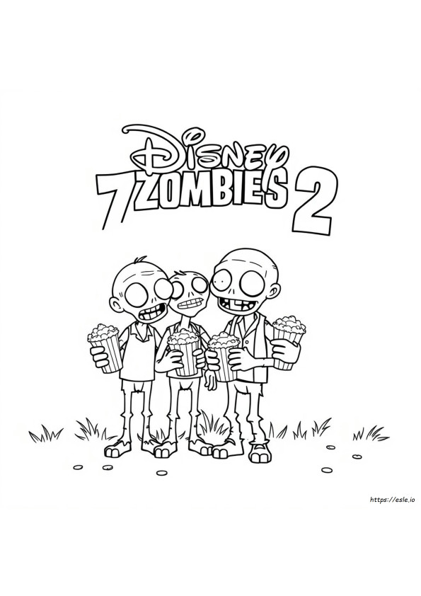 Coloriages Disney Zombies 2 À Imprimer Gratuit
