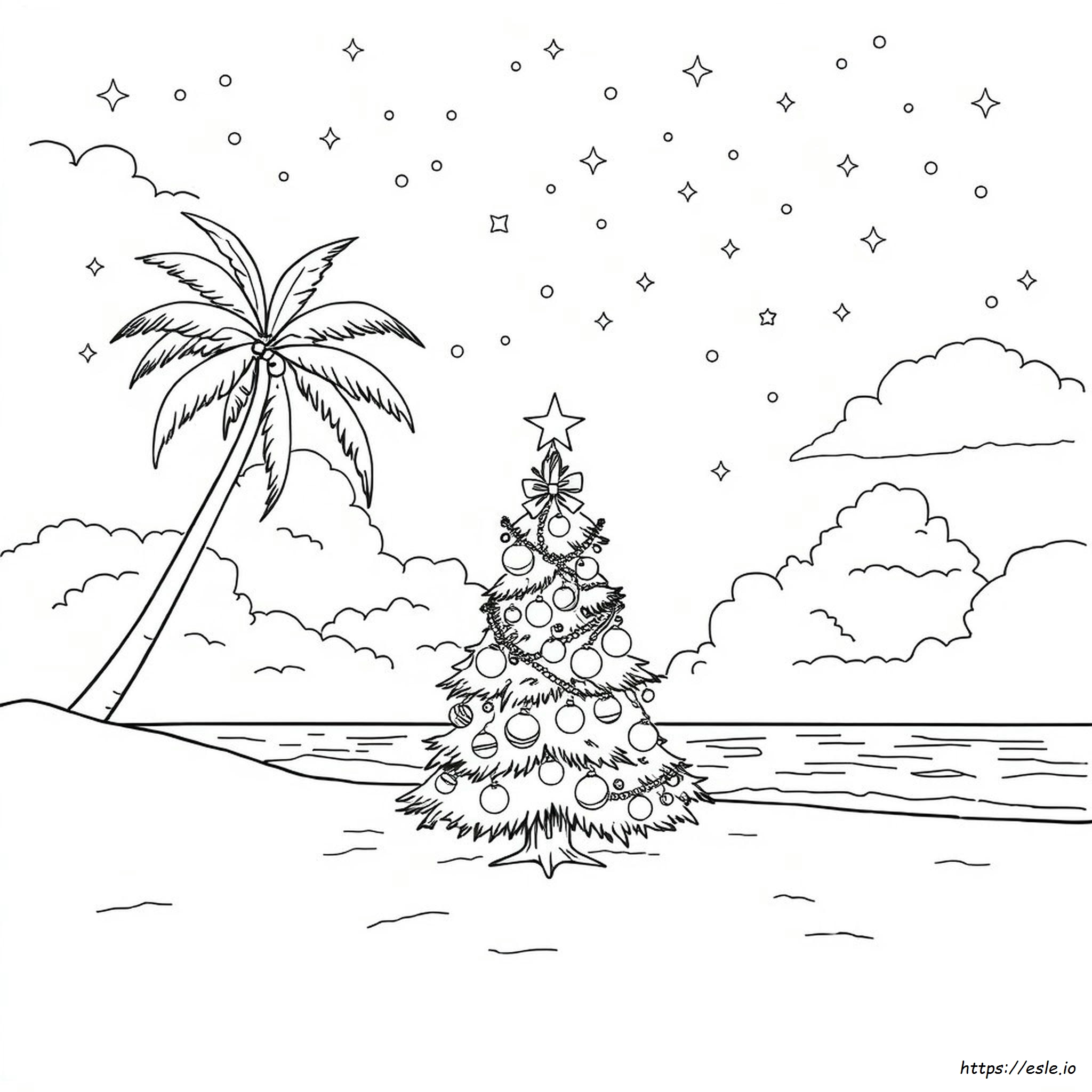 Disegni Di Natale Hawaiani Da Colorare