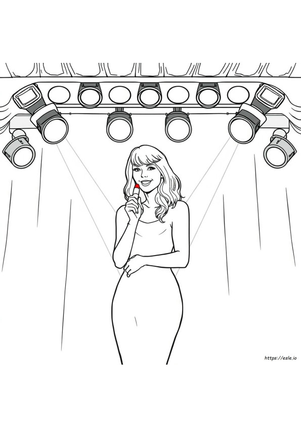 Kolorowanki Taylor Swift 1989