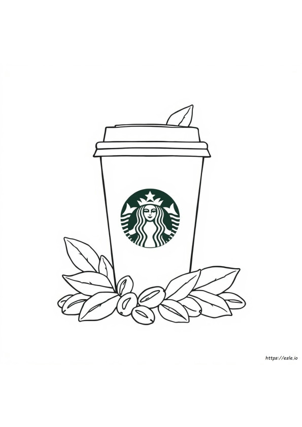 Starbucks Para Colorir