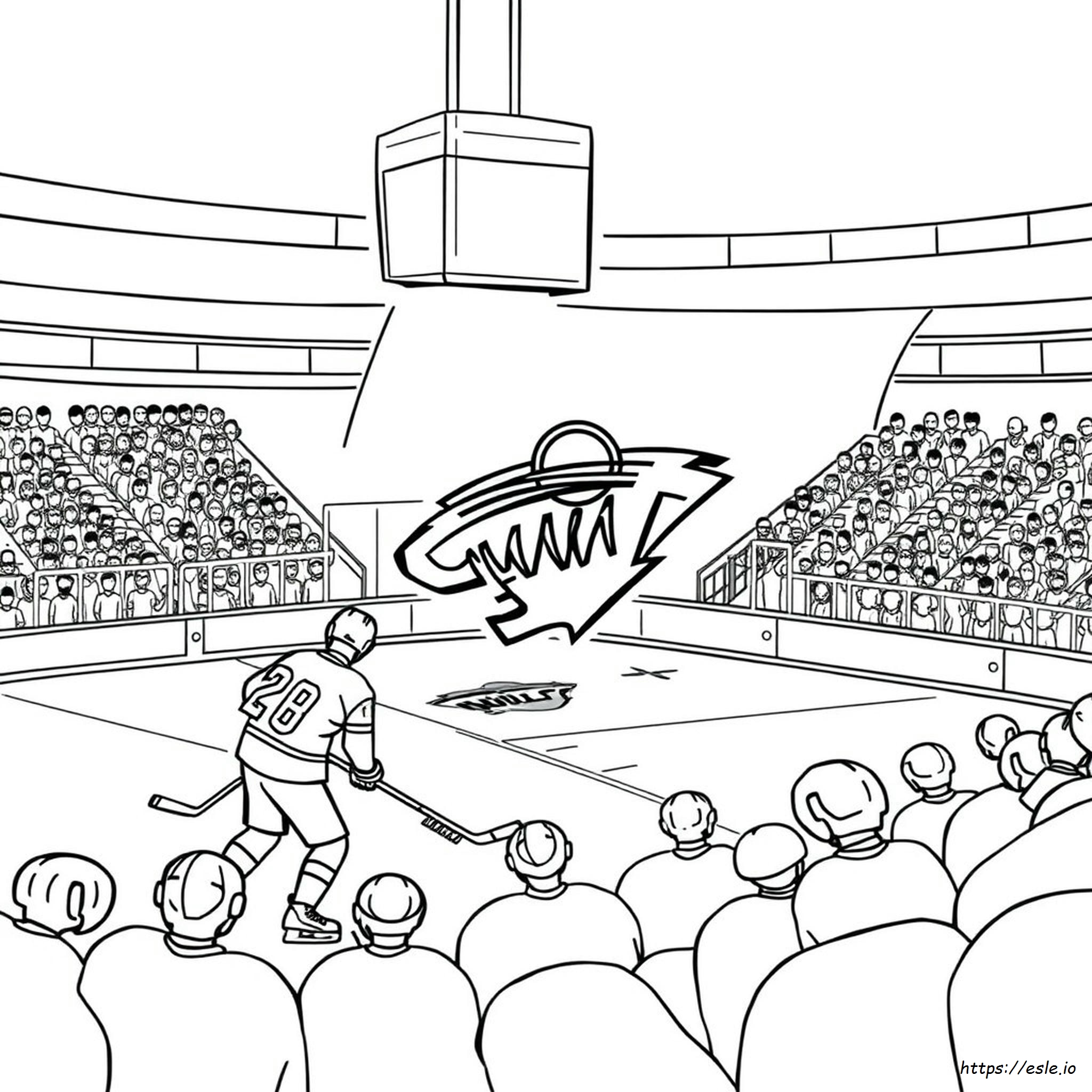 Minnesota Wild Coloring Sheets