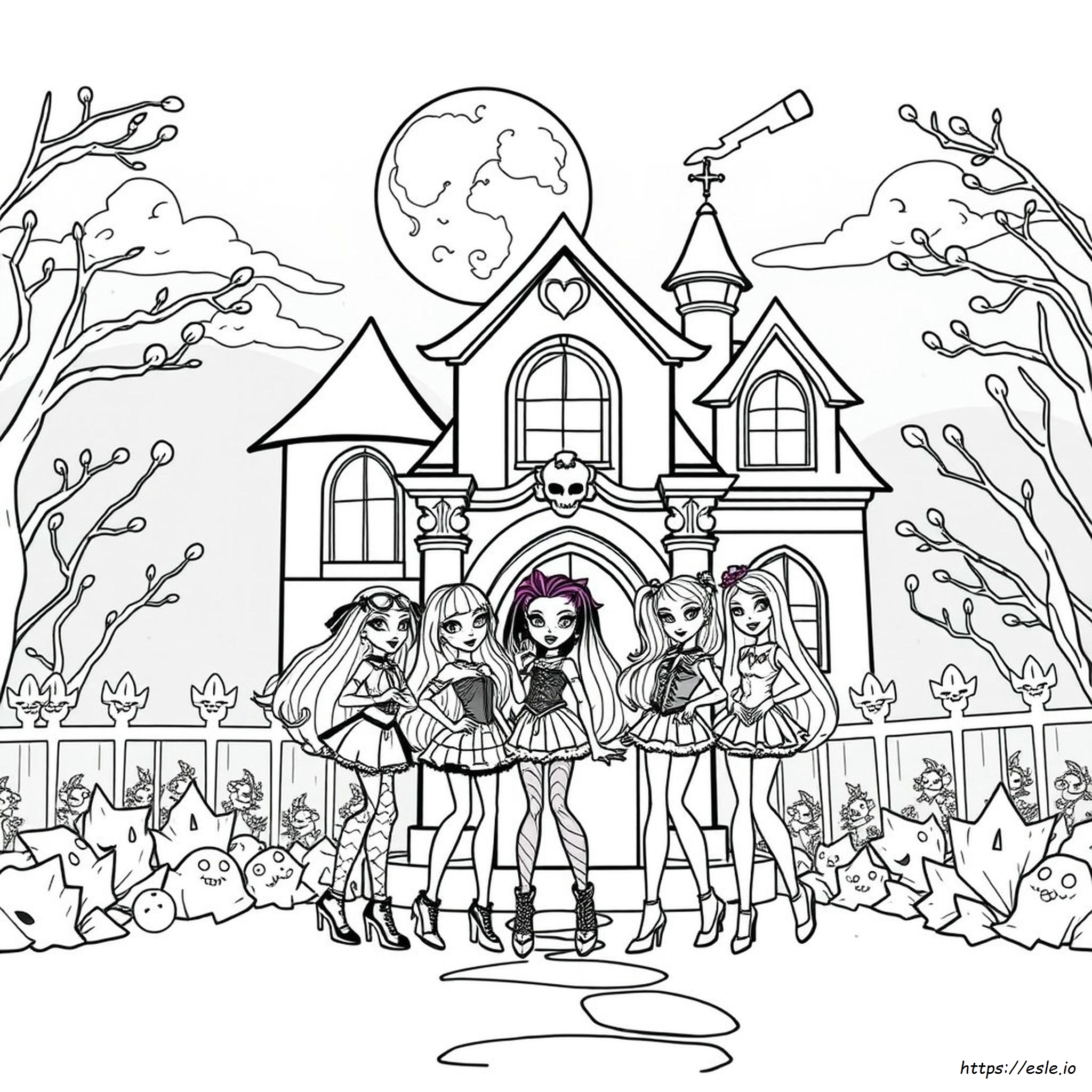 Disegni Da Colorare Monster High In Pdf