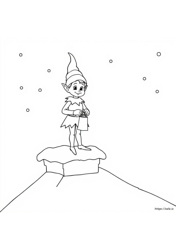 Colouring Pictures Of Elf On The Shelf