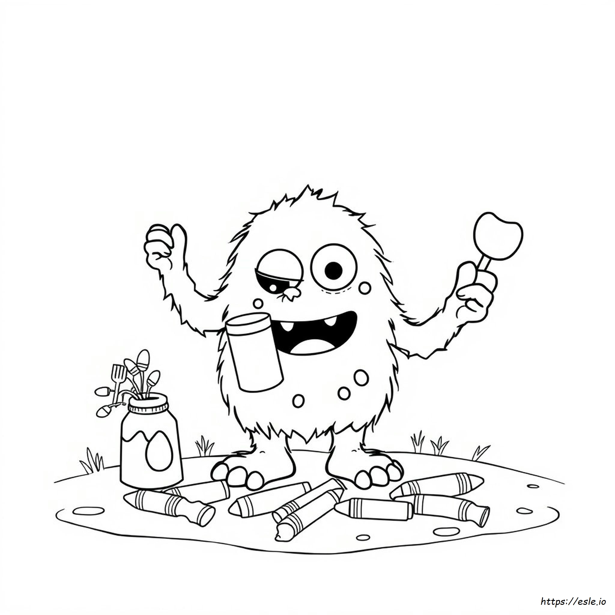 The Colour Monster Colouring