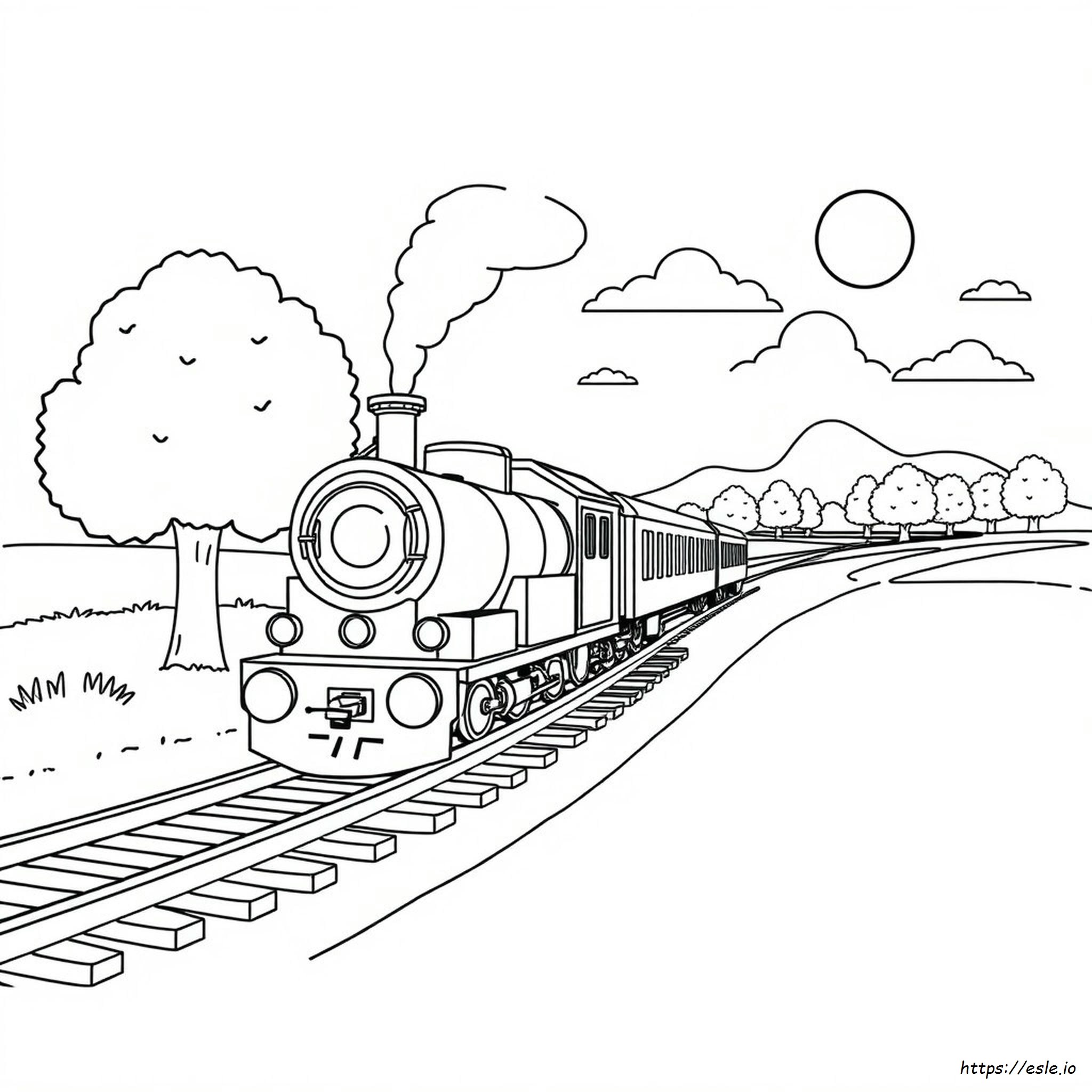 Vagoni Treno Da Colorare E Stampare