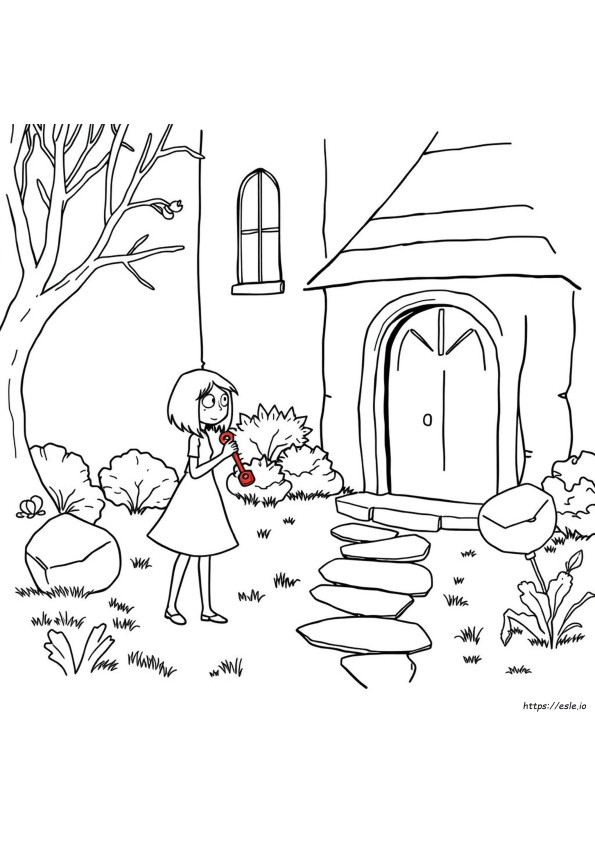 Placi De Colorat Coraline Gratuite