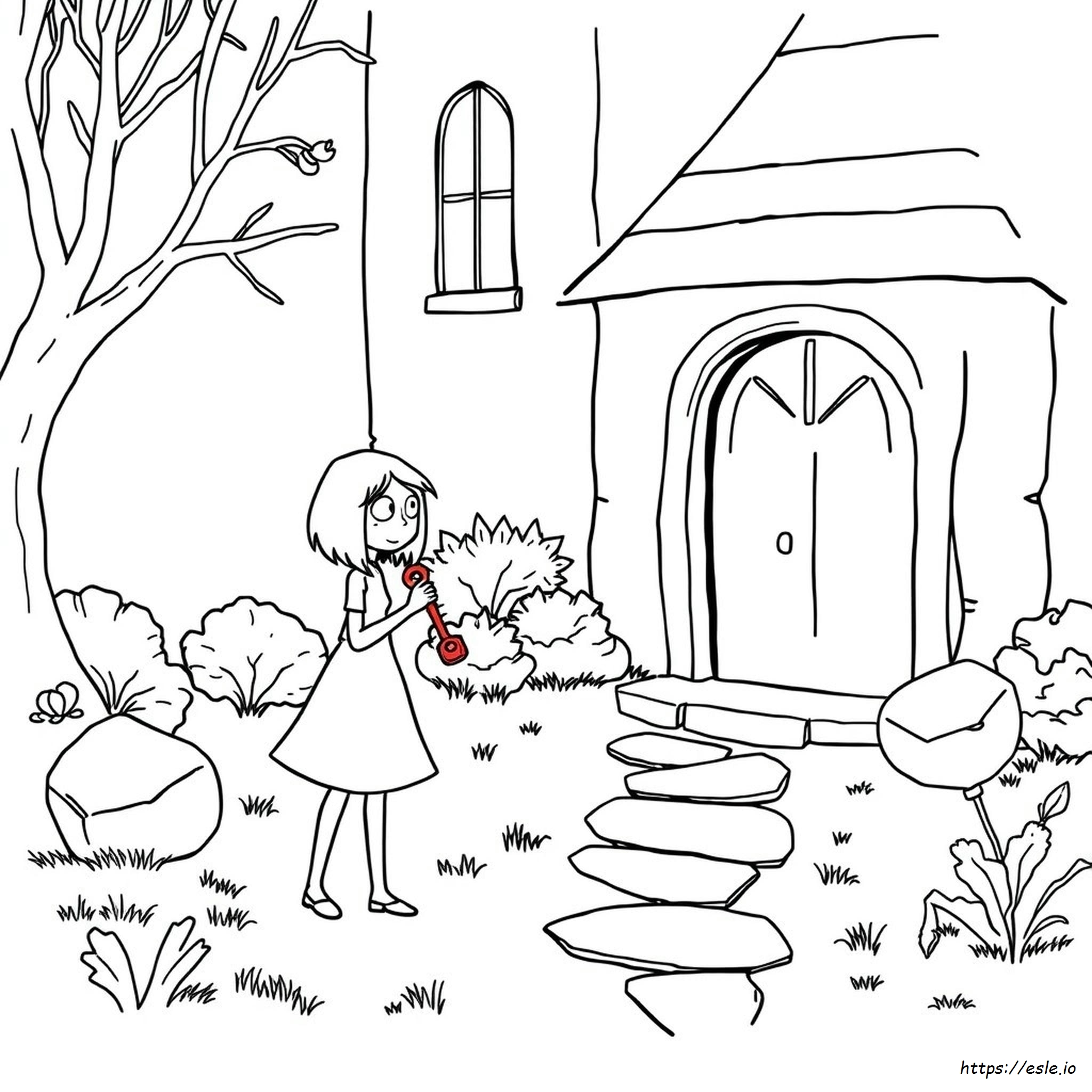 Coraline Coloring Pages Free