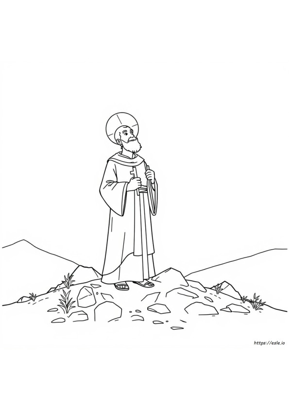 Sfântul Maximilian Kolbe De Colorat