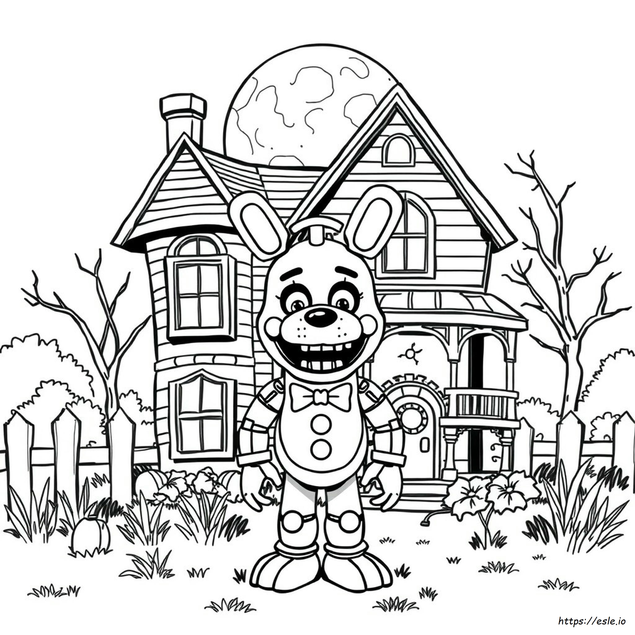 Printable Coloring Fnaf Coloring Book Pages