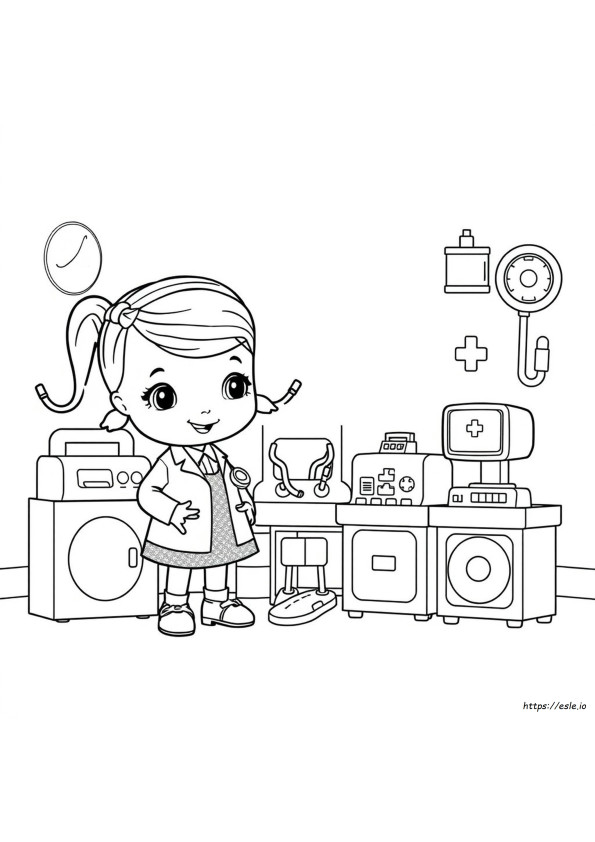 Desene De Colorat Cu Doc Mcstuffins De Printat