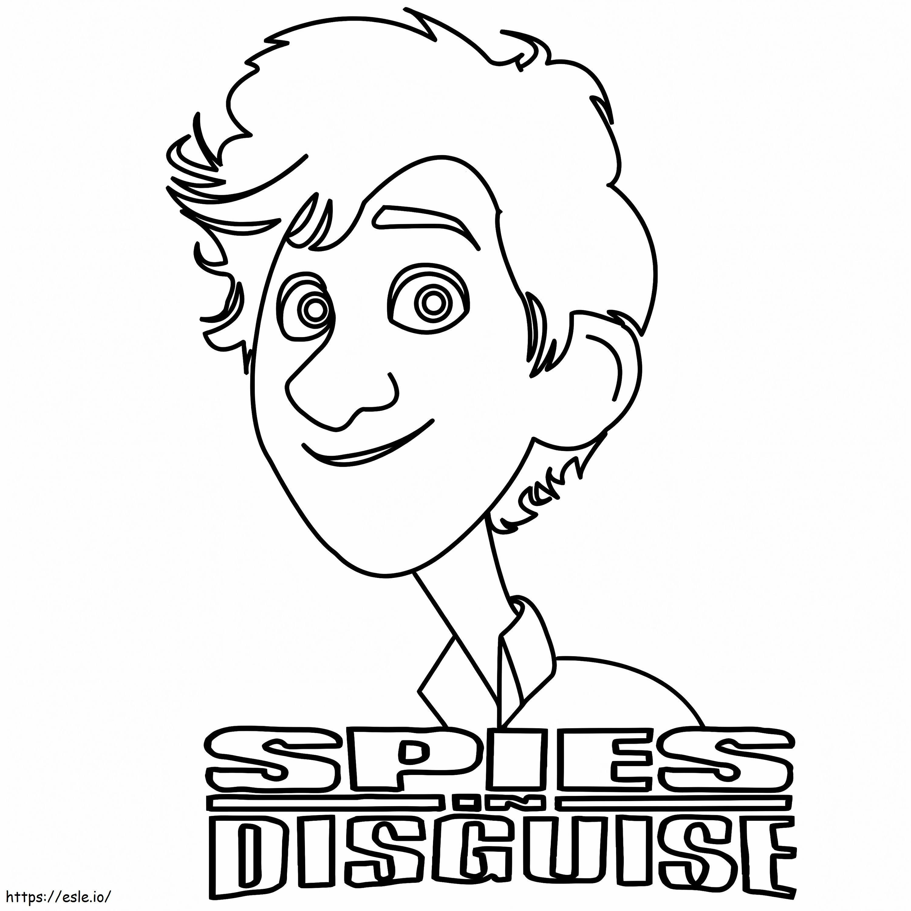 Walter Spies In Disguise coloring page