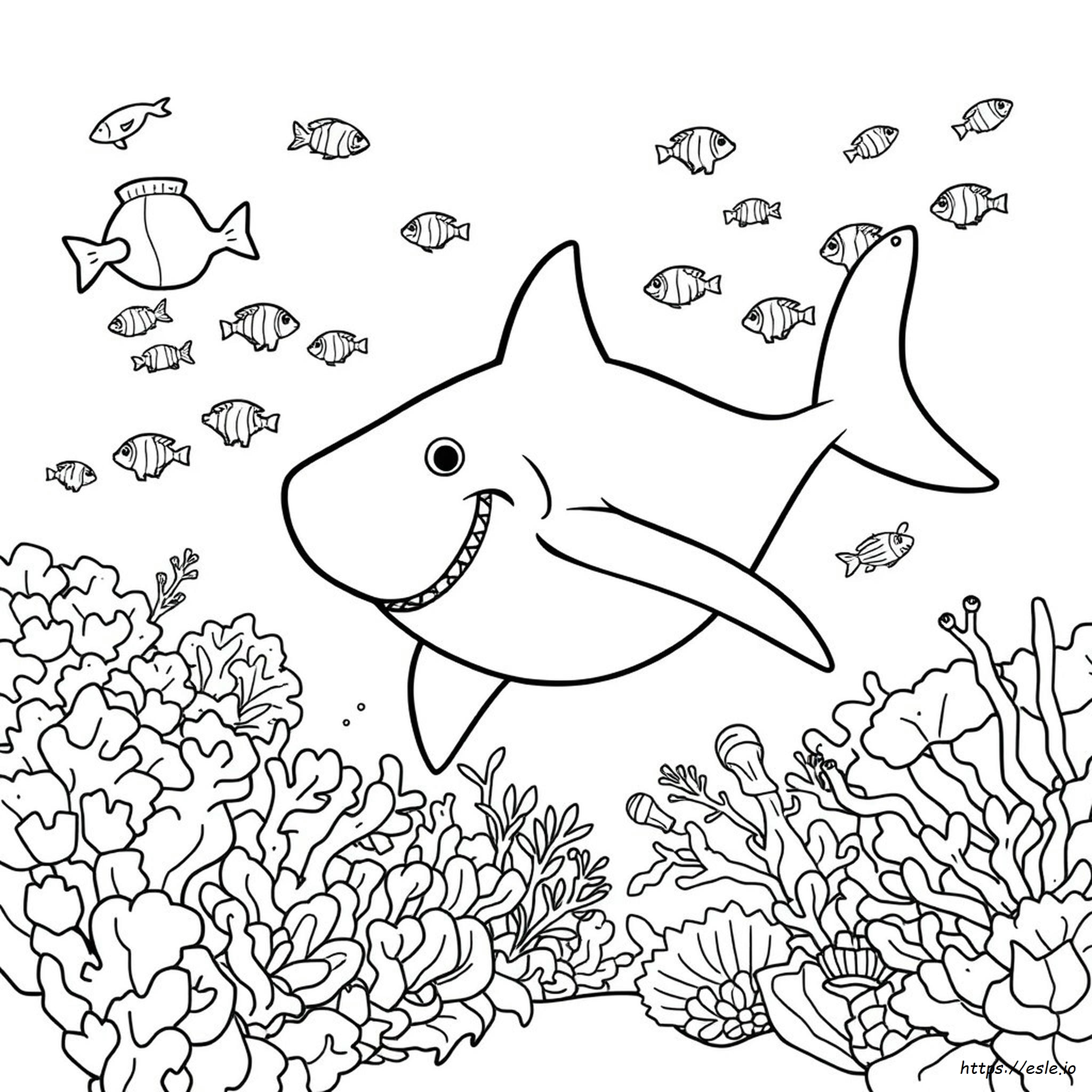 Coloriages Bruce Le Monde De Nemo