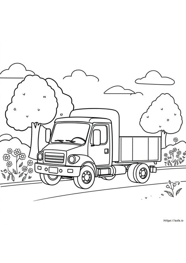 Truck Coloring Pages For Toddlers