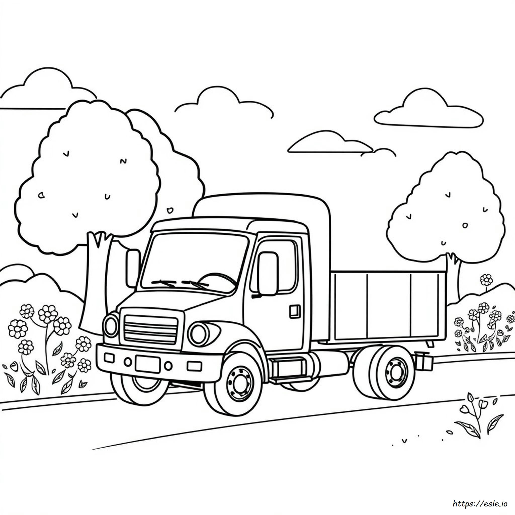 Truck Coloring Pages For Toddlers