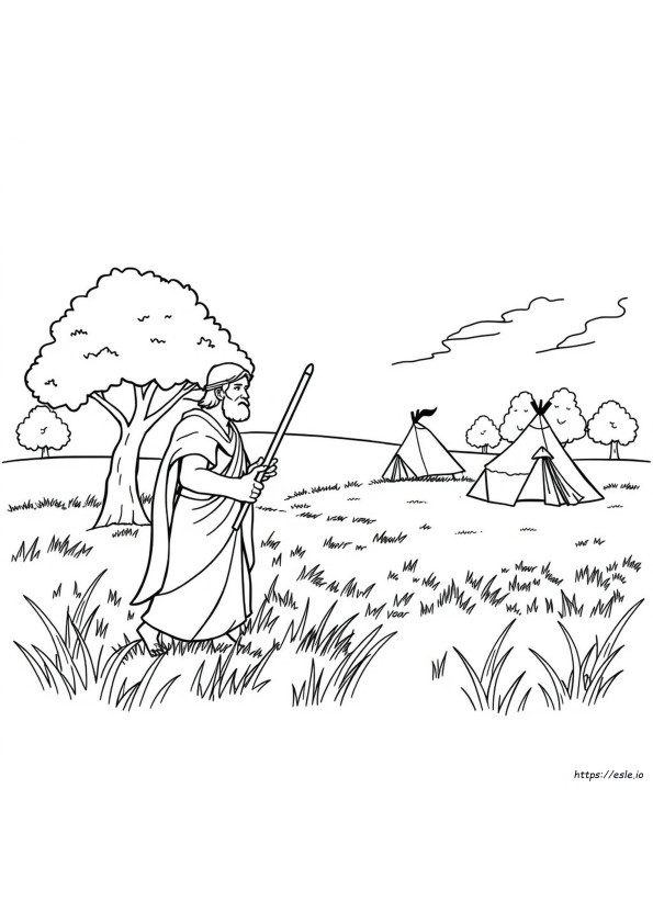 1 Samuel 24 Planșă De Colorat