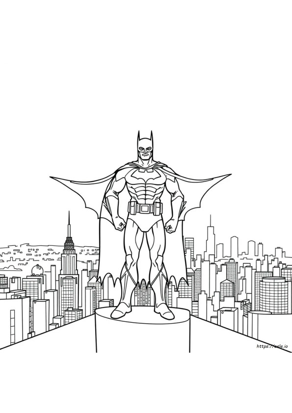 Nyomtatható Színező Lap Batman Kifestő Oldalak