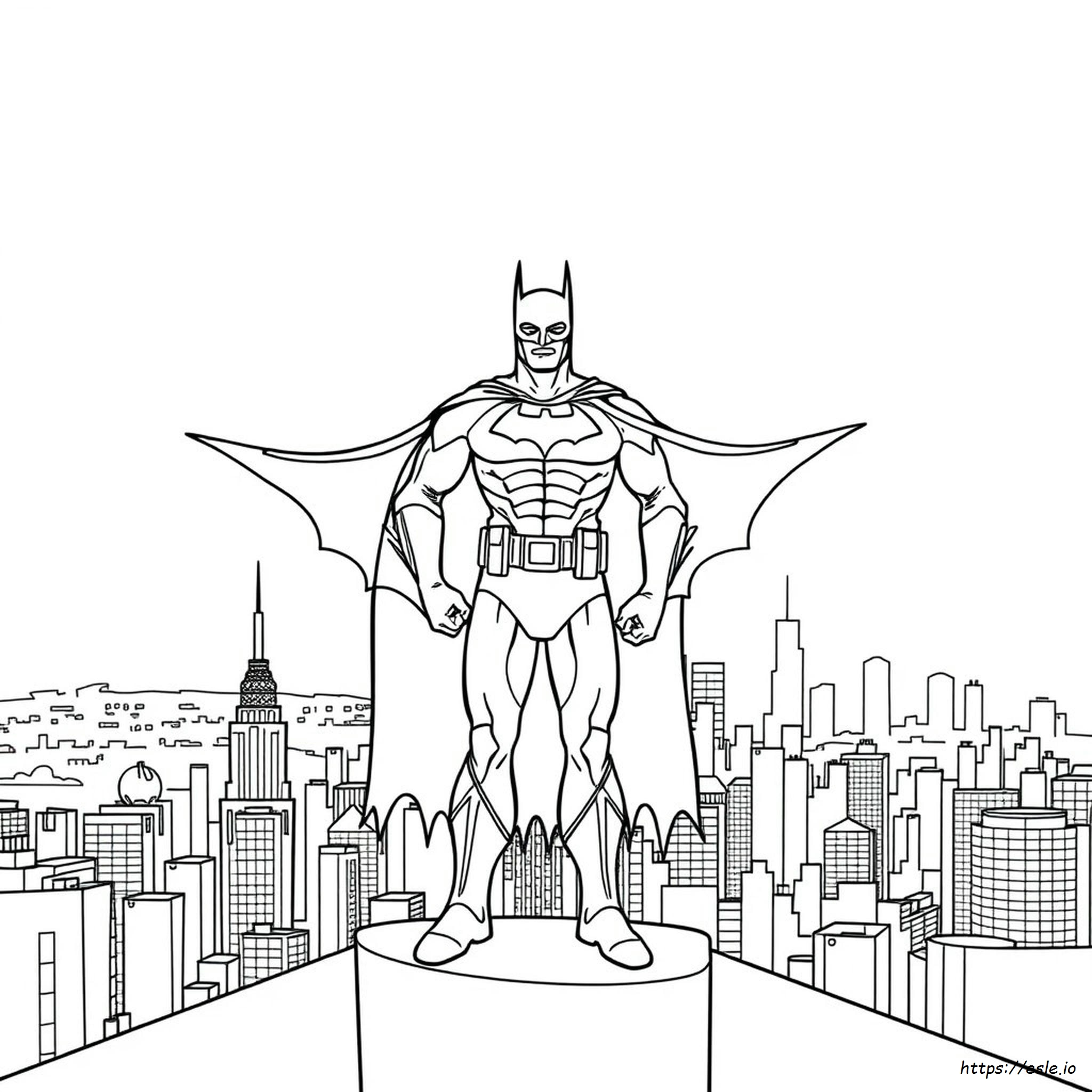 Printable Coloring Sheet Batman Coloring Pages