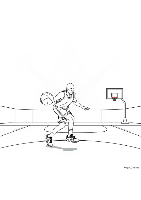 Michael Jordan Para Colorear