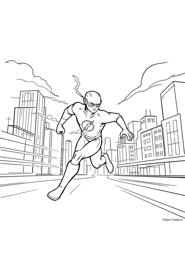 Coloriage The Flash