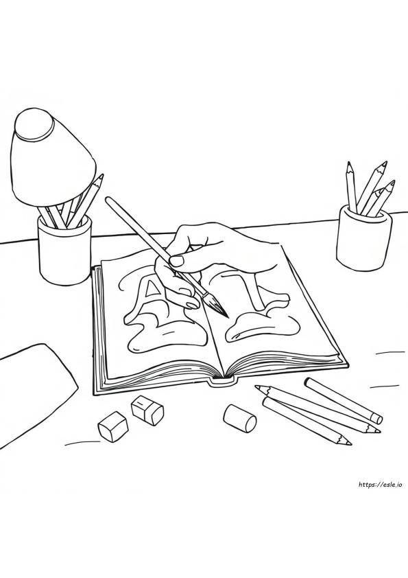 Hand Kleurplaten