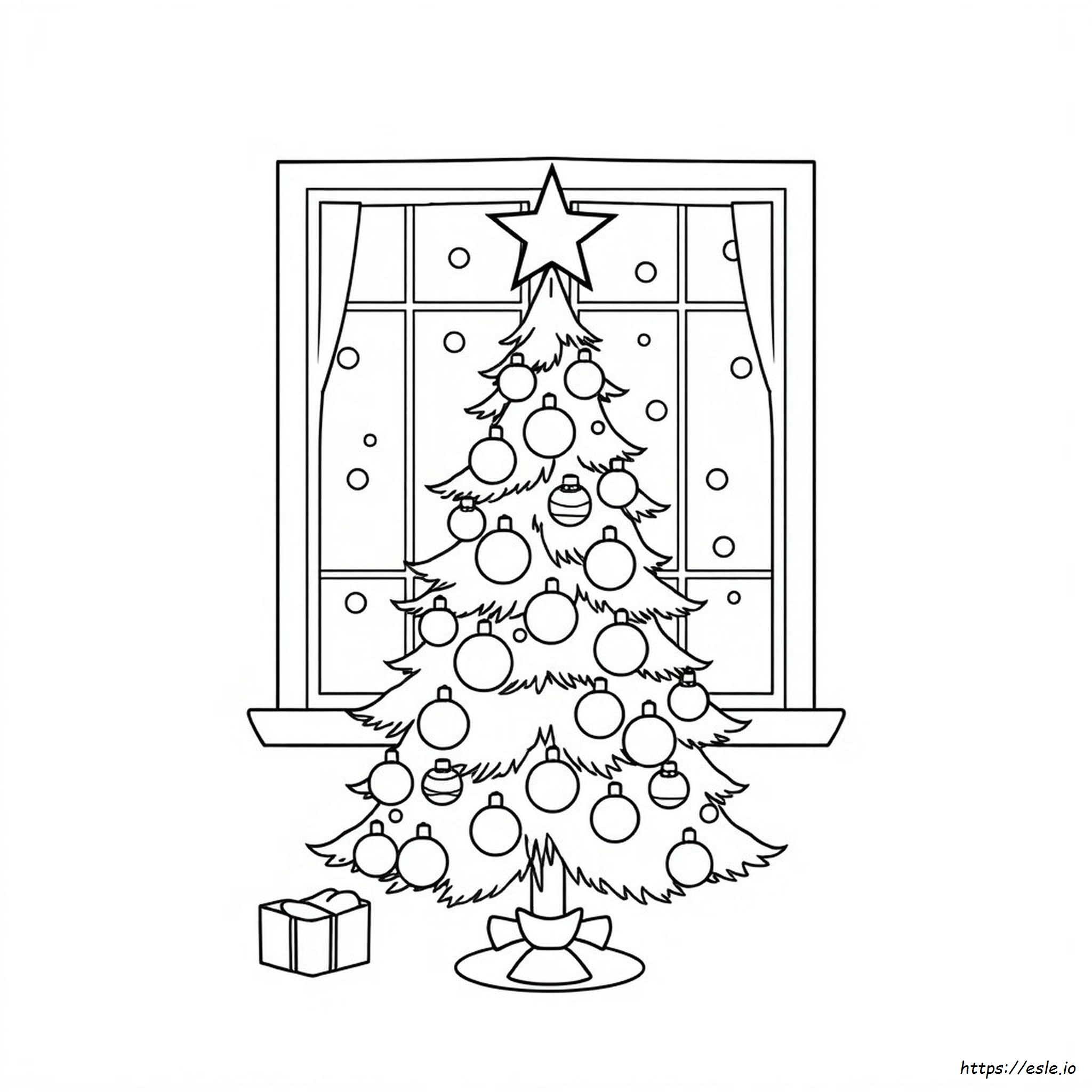 Christmas Tree Coloring Pages For Kids