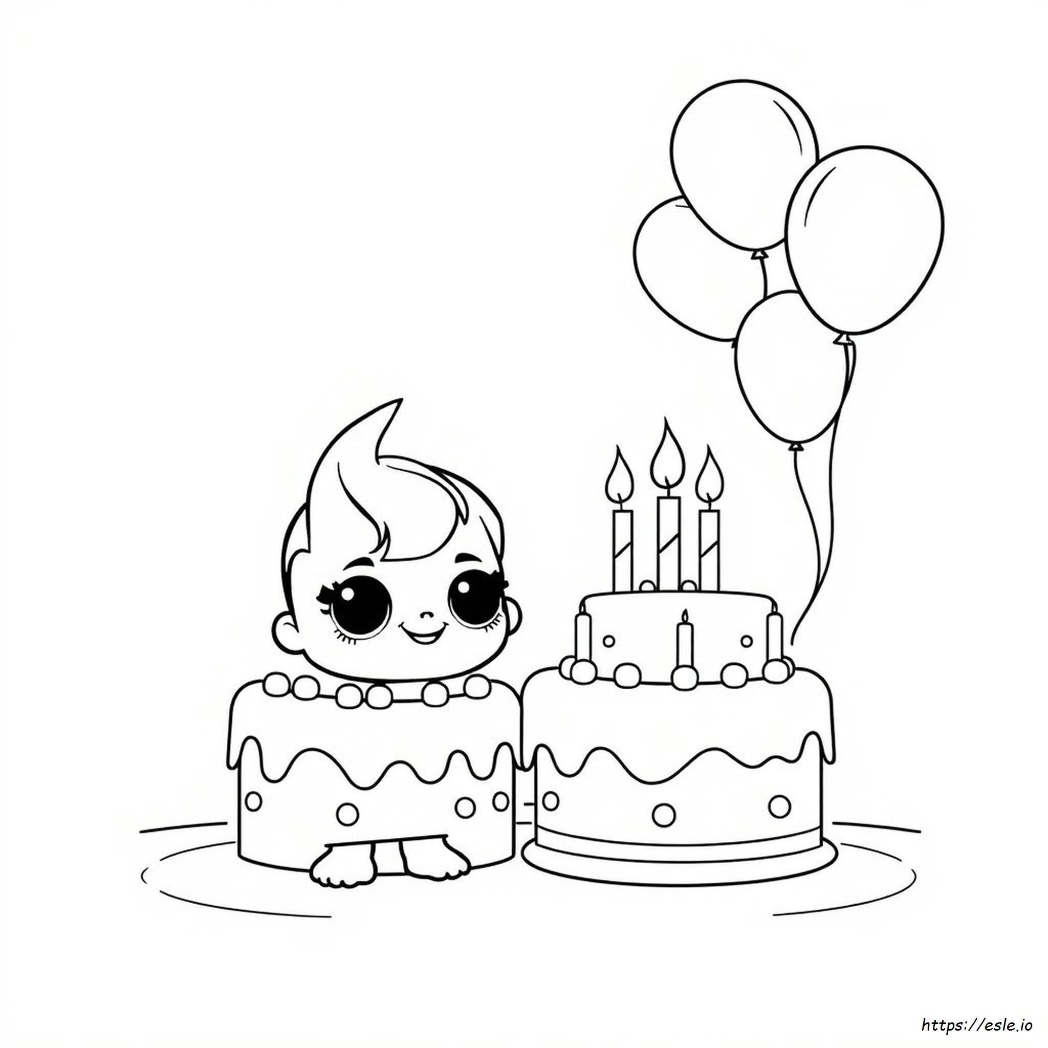 Lol Birthday Coloring Pages