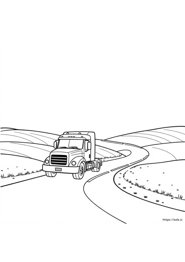Vrachtwagen Kleurplaten