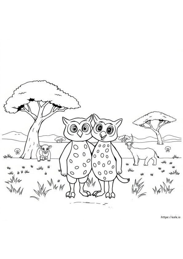 Owen And Mzee Coloring Pages
