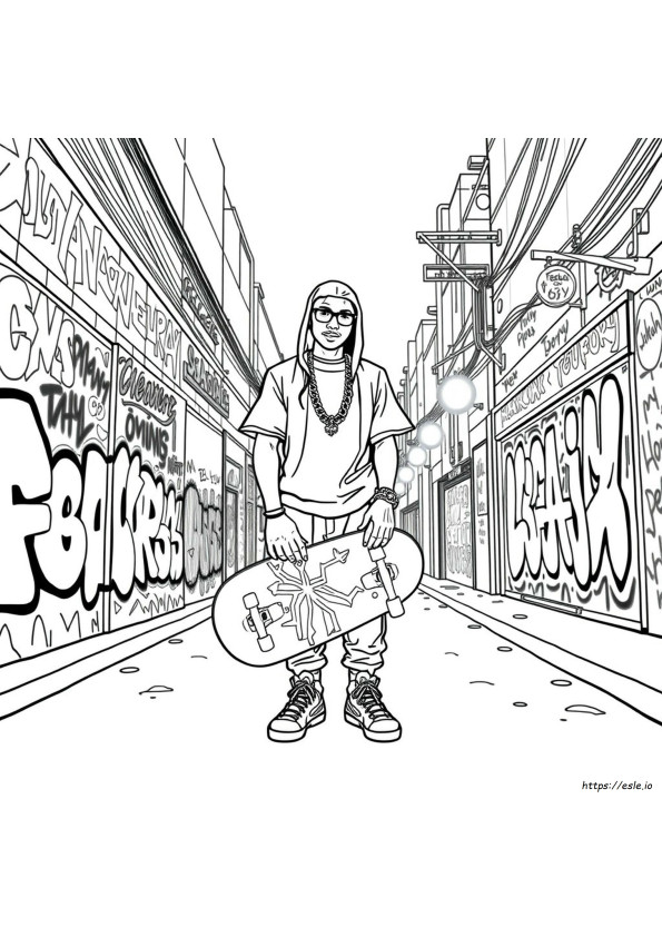 Coloriages Tekashi 69