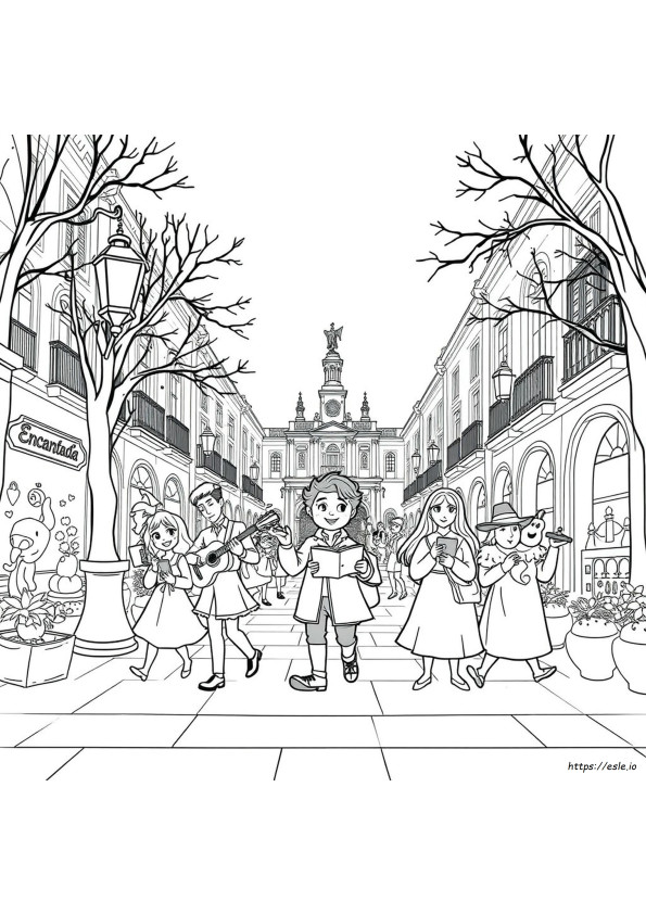 Madrigal Encanto Kleurplaten