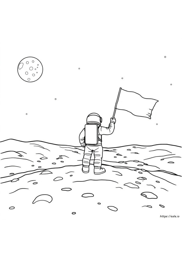 Astronaut Ausmalbilder Für Erwachsene