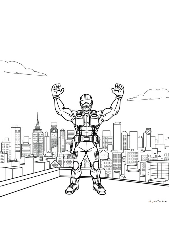 Homelander Coloring Pages