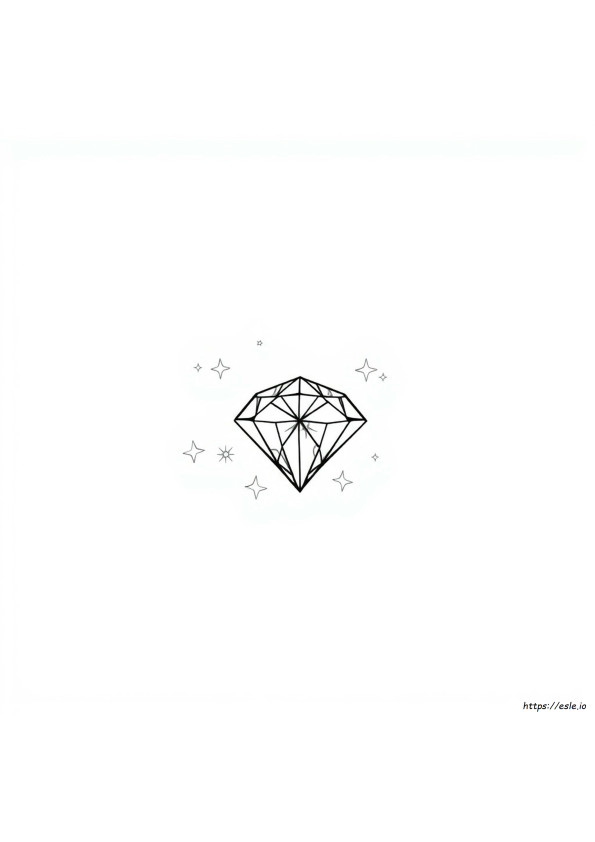 Pagini De Colorat Cu Diamant Minuscul