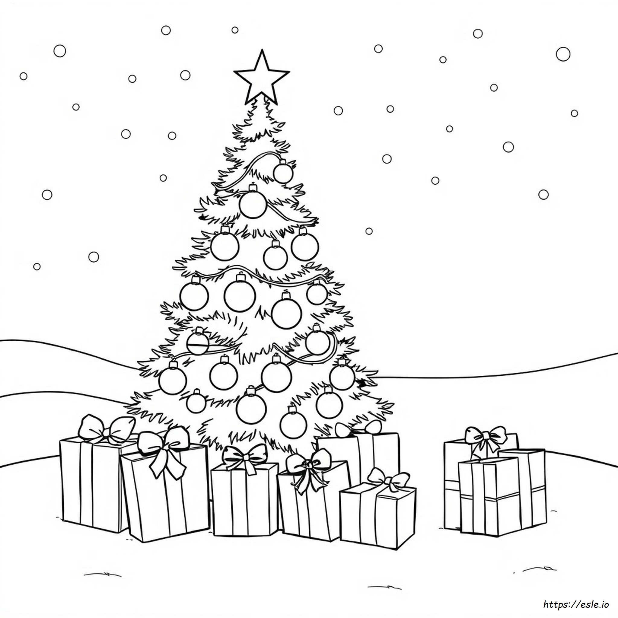 Colouring Page Christmas