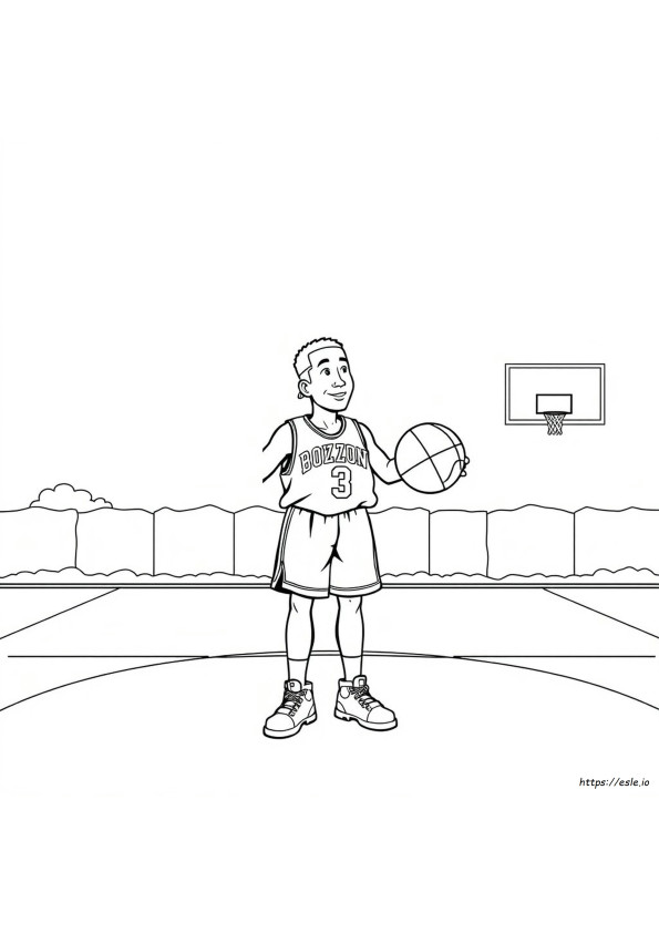Kolorowanki Dla Dzieci Allen Iverson