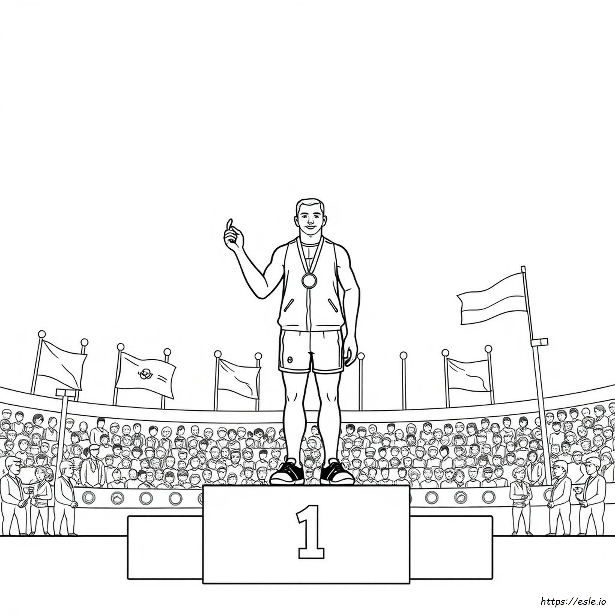 Coloriages Athlète Olympique