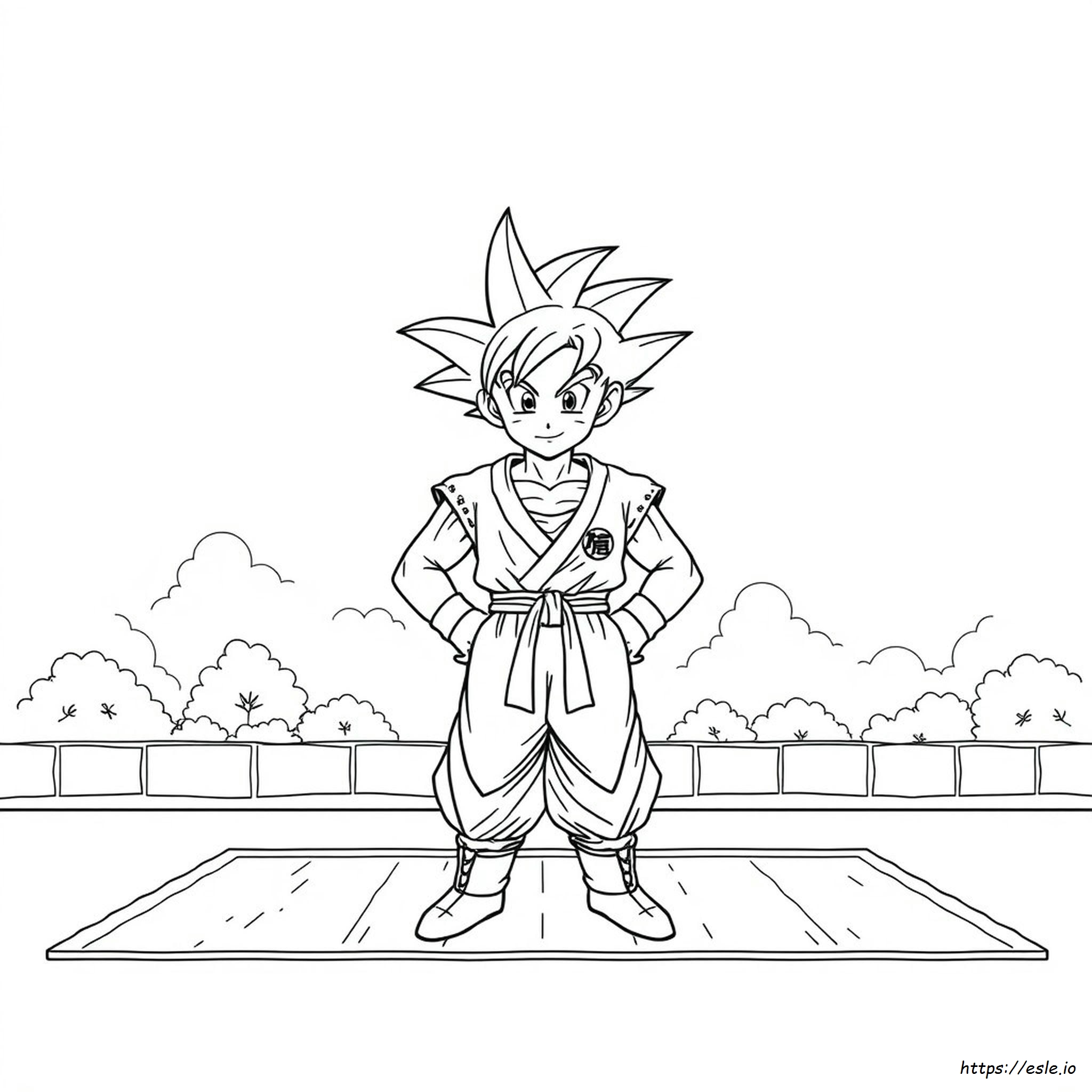 Goku Da Colorare
