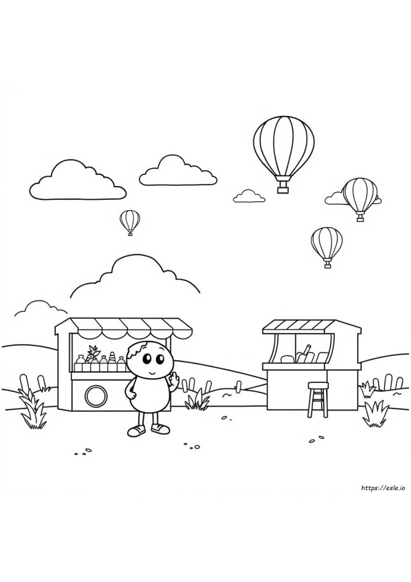 Number 5 Coloring Page