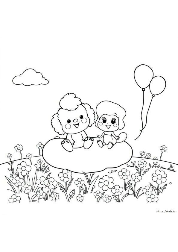 ハギーワギー 塗り絵 ポピープレイタイム 無料