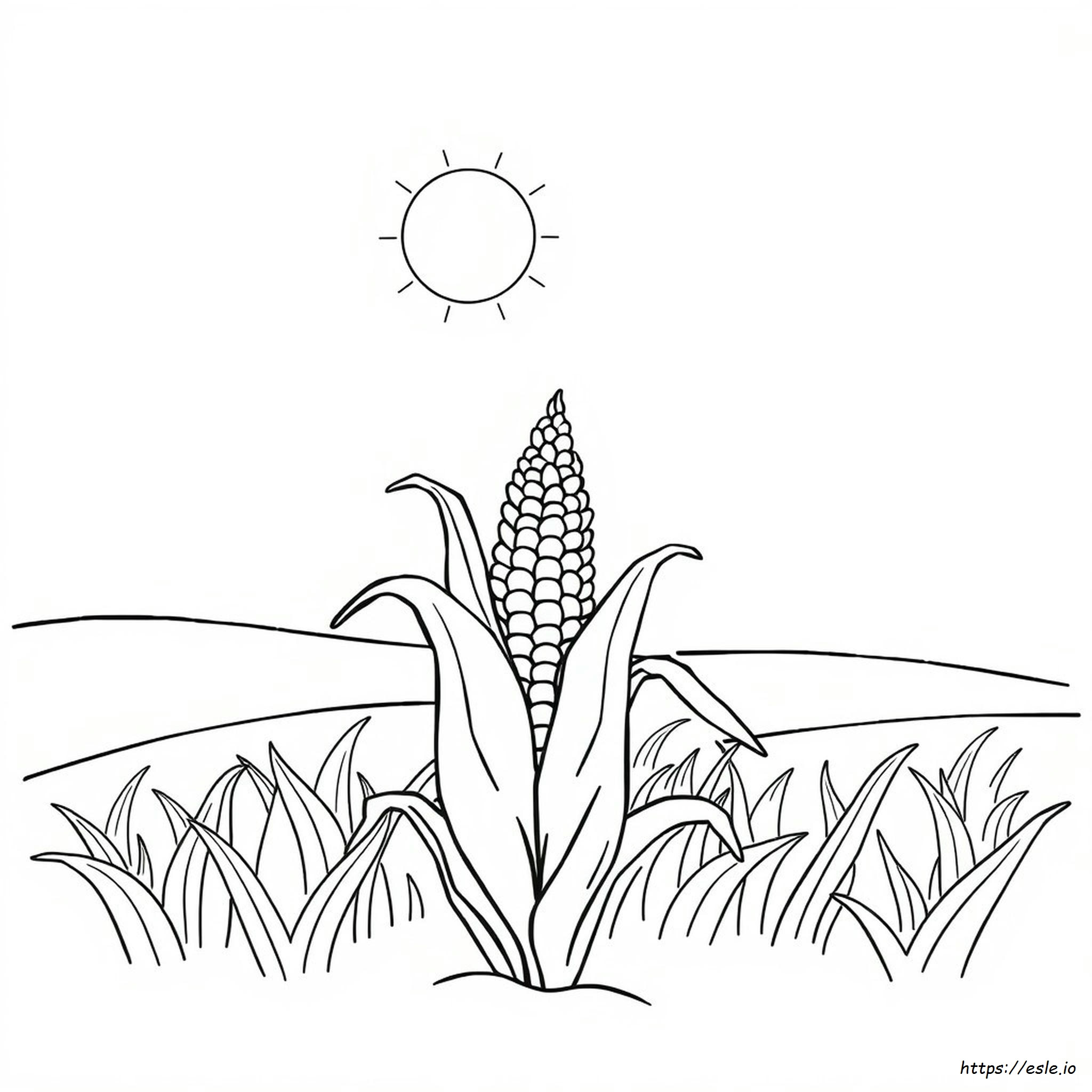 Coloring Pages Corn: Free Printable Sheets for Creative Kids
