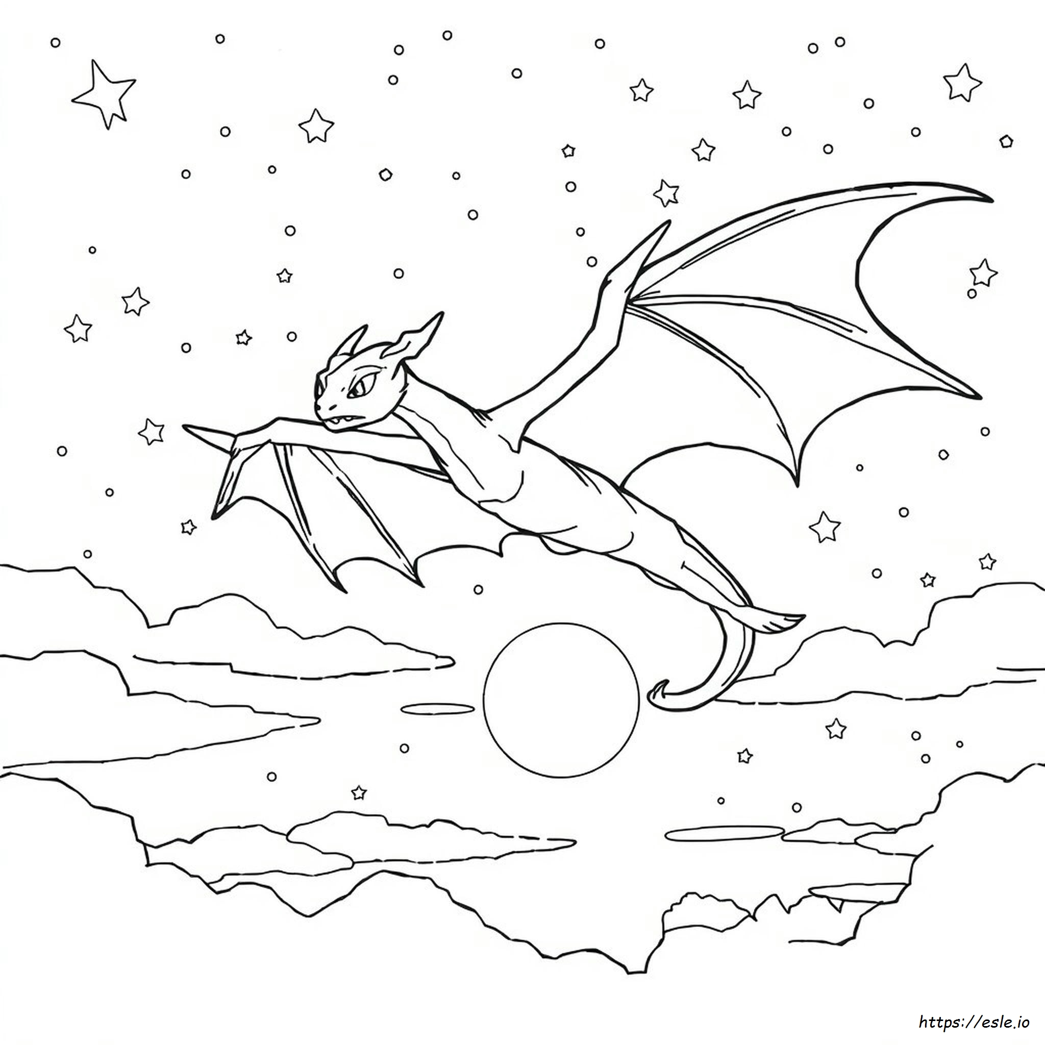 Nightwing Dragon Coloring Pages