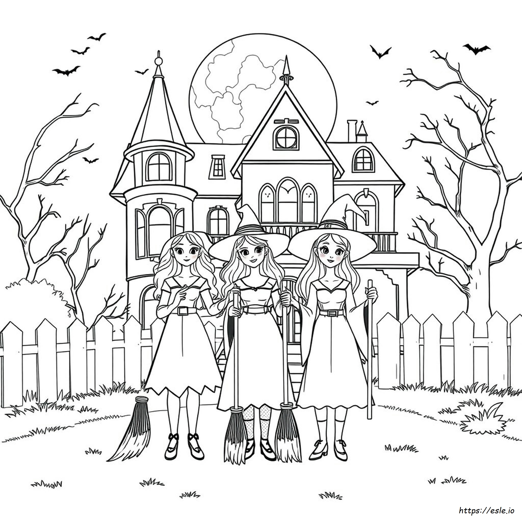 Sanderson Sisters Hocus Pocus Coloring Pages