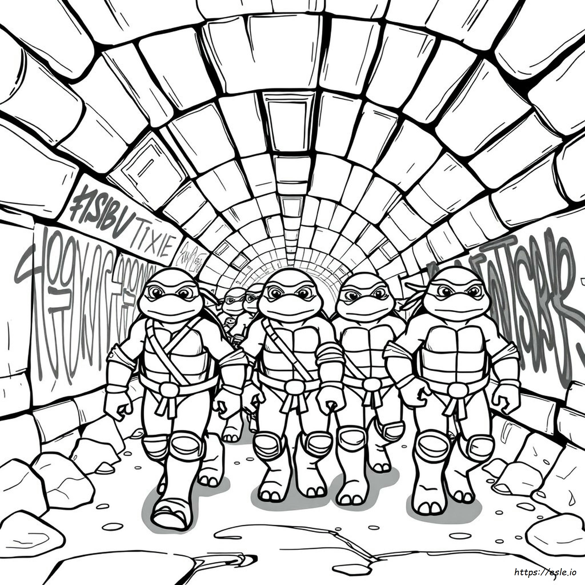 Tmnt Coloring Pages 2013