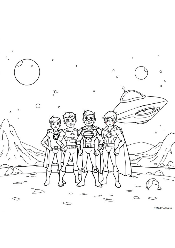 Ben Ten Para Colorear Gratis