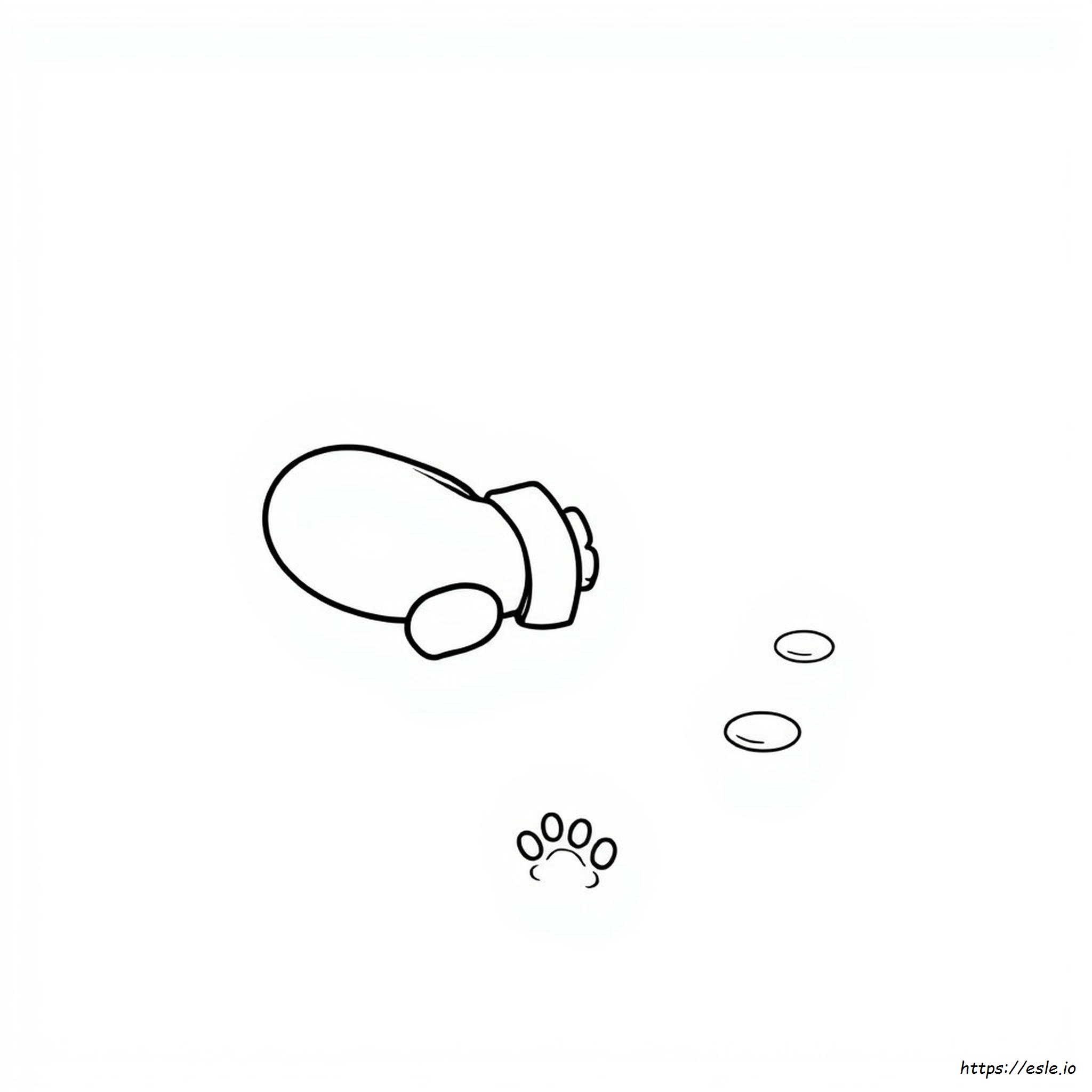 Handschuh Ausmalbild