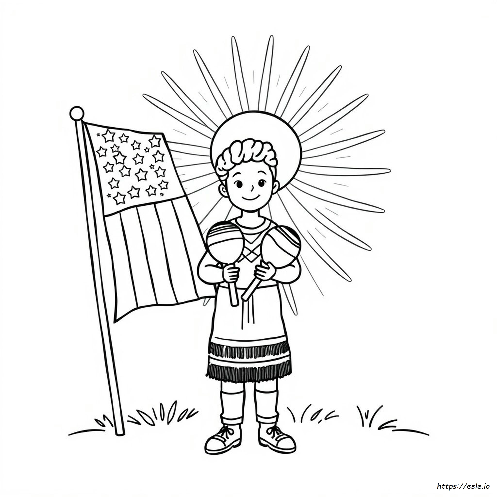 National Hispanic Heritage Month Coloring Pages