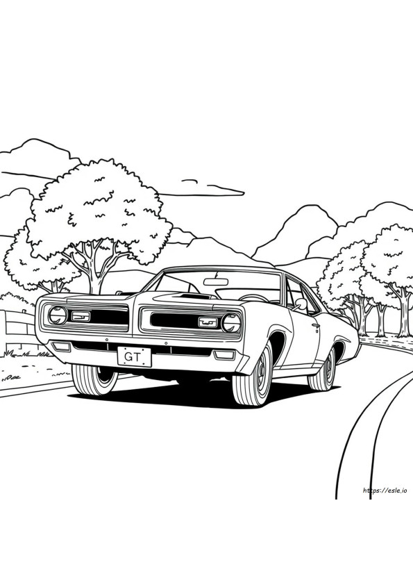 Pontiac Gto Kleurplaten