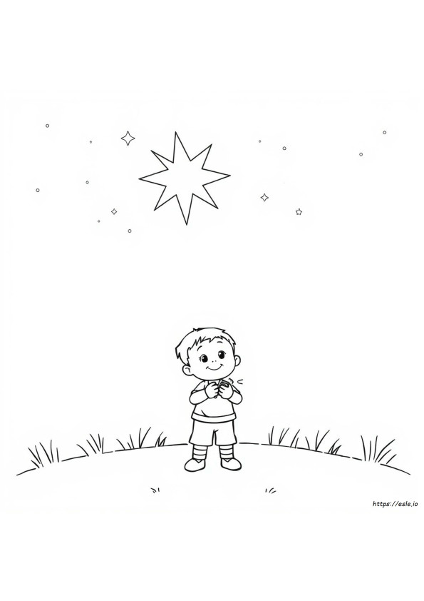 かがやく ぬりえ