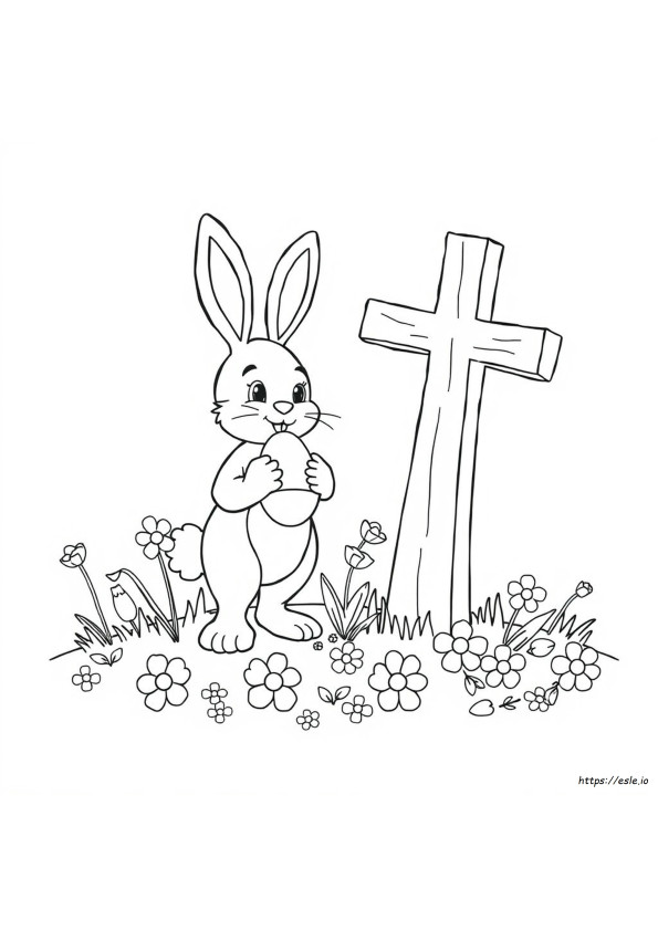 Religiöse Vorschule Ostern Ausmalbilder
