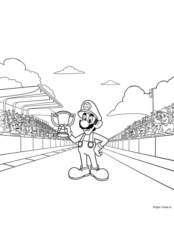 Waluigi De Colorat